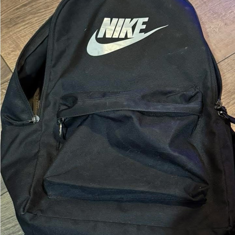 Nike Black and Silver Men's Backpack